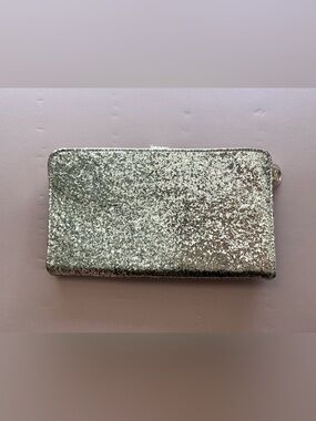 Adrienne Vittadini Gold Glitter Wallet/Wristlet